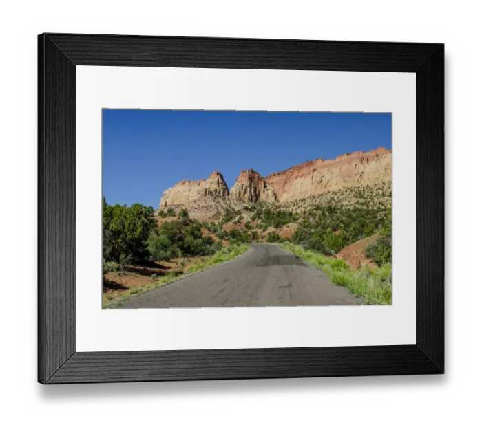 Framed Print : Highway in mountains, Grand Staircase Escalante National Monument, Utah, USA Framed Print : Highway in mountains, Grand Staircase Escalante National Monument, Utah, USA