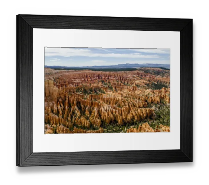Framed Print : Scenic view of rock formations, Bryce Canyon National Park, Utah, USA Framed Print : Scenic view of rock formations, Bryce Canyon National Park, Utah, USA