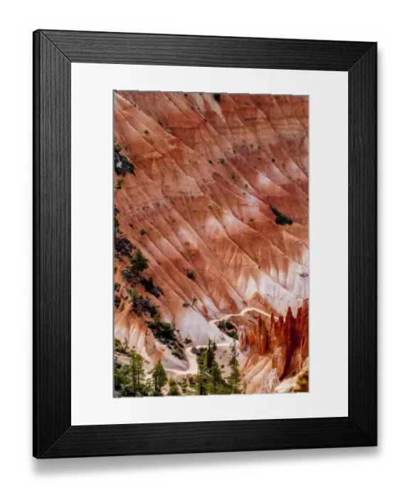 Framed Print : View of rock formations, Bryce Canyon National Park, Utah, USA