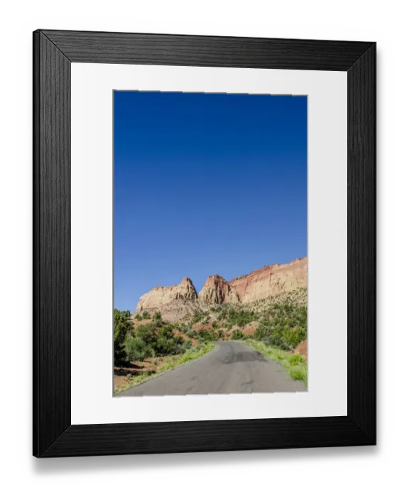 Framed Print : Highway in mountains, Grand Staircase Escalante National Monument, Utah, USA Framed Print : Highway in mountains, Grand Staircase Escalante National Monument, Utah, USA