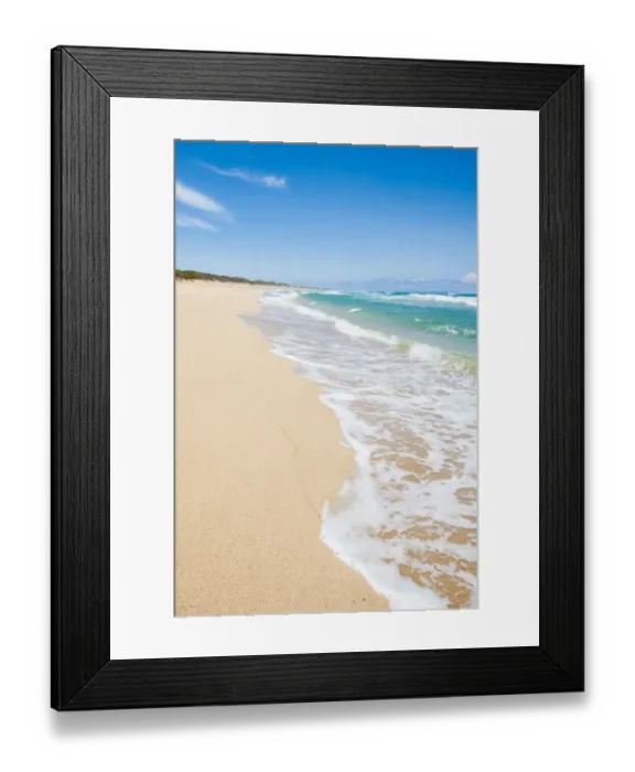Framed Print : Polihale beach, Polihale State Park, Kauai, Hawaii, USA Framed Print : Polihale beach, Polihale State Park, Kauai, Hawaii, USA