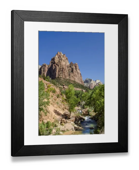 Framed Print : Virgin River, Zion National Park, Utah, USA Framed Print : Virgin River, Zion National Park, Utah, USA