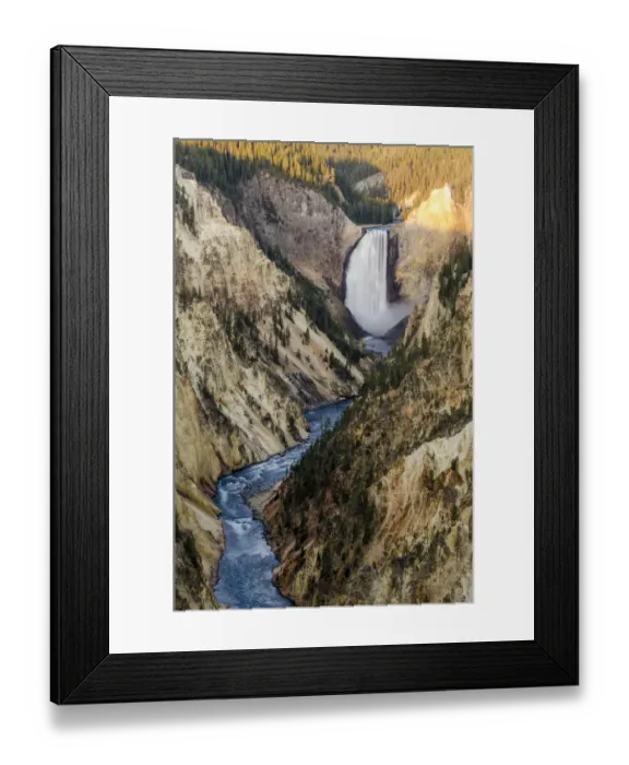Framed Print : Lower Falls in Yellowstone National Park, Wyoming, USA Framed Print : Lower Falls in Yellowstone National Park, Wyoming, USA
