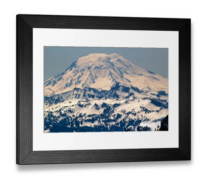 Framed Print : Landscape with Mount Saint Adams, Paradise, Washington State, USA