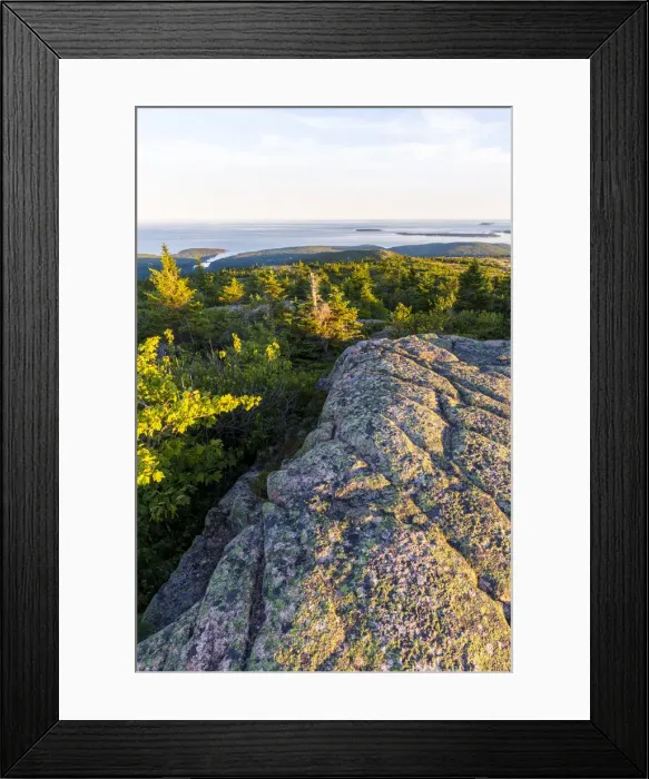 Framed Print : Glacial striations in granite on summit of Cadillac Mountain, Acadia National Park, Maine, USA Framed Print : Glacial striations in granite on summit of Cadillac Mountain, Acadia National Park, Maine, USA