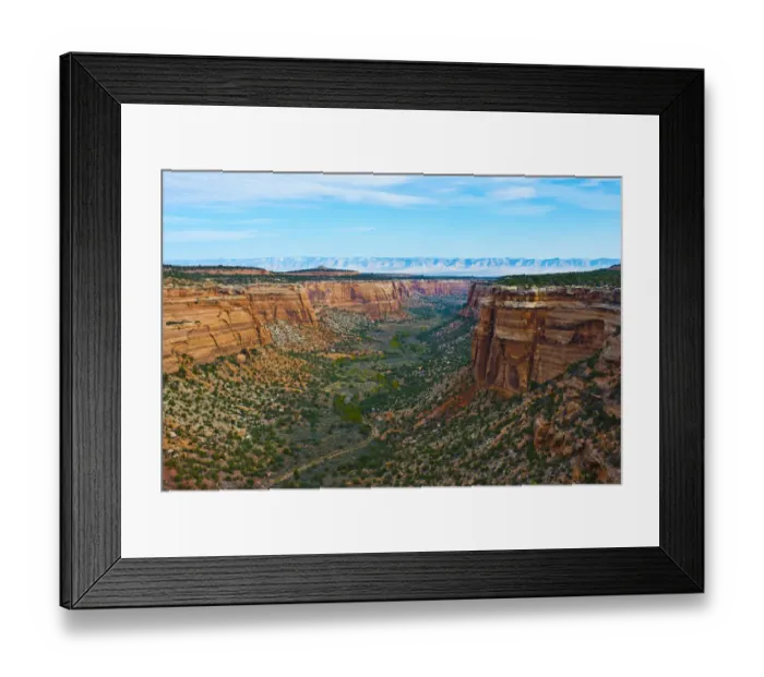 Framed Print : Landscape of Ute Canyon, Colorado National Monument, Vistas along Rim Rock Drive, Grand Junction, Fruita, Colorado, USA Framed Print : Landscape of Ute Canyon, Colorado National Monument, Vistas along Rim Rock Drive, Grand Junction, Fruita, Colorado, USA