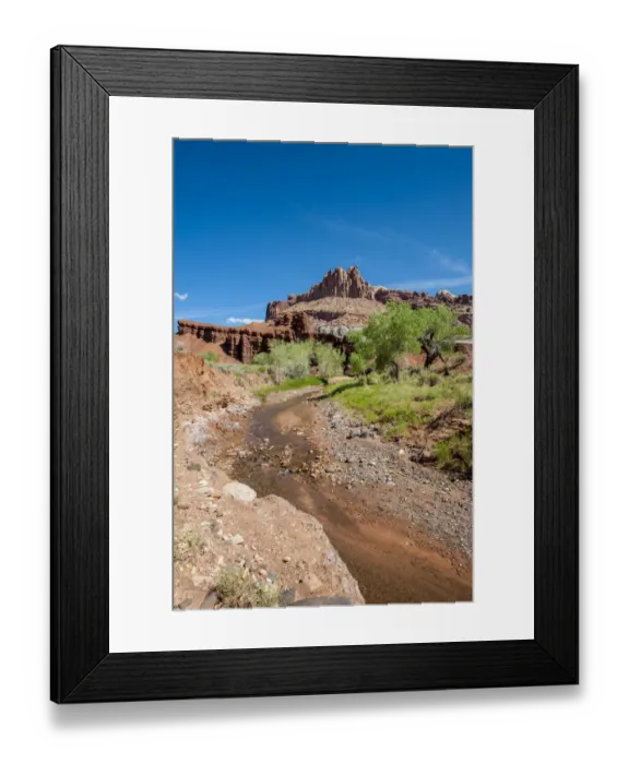 Framed Print : Fremont River near Fruita, Capitol Reef National Park, Utah, USA Framed Print : Fremont River near Fruita, Capitol Reef National Park, Utah, USA