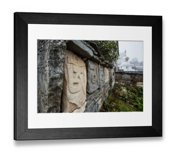 Framed Print : Everest base camp trek, Himalayas, Nepal, Tengboche, mani stones, Colour Image, Color Image Framed Print : Everest base camp trek, Himalayas, Nepal, Tengboche, mani stones, Colour Image, Color Image