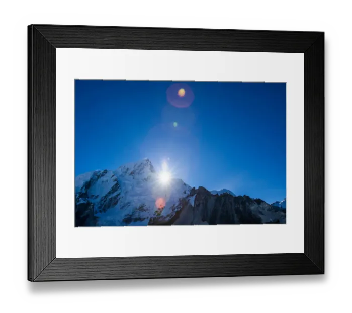 Framed Print : Everest base camp trek, Himalayas, Nepal, Sagarmatha National Park, Colour Image