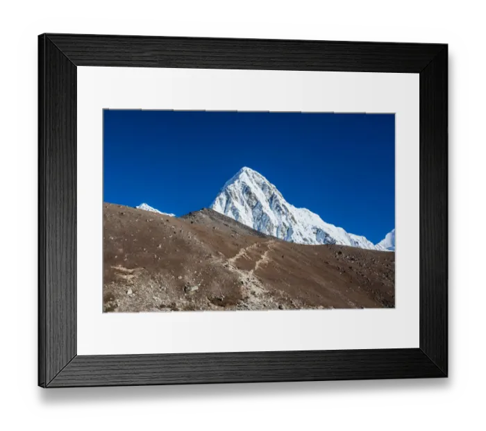 Framed Print : Everest base camp trek, Gorak Shep, Himalayas, Nepal, Colour Image, Color Image, Photography