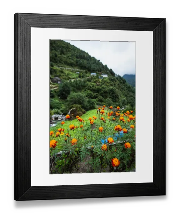 Framed Print : Everest base camp trek, Himalayas, Lukla, Nepal, Sagarmatha National Park, Colour Image Framed Print : Everest base camp trek, Himalayas, Lukla, Nepal, Sagarmatha National Park, Colour Image