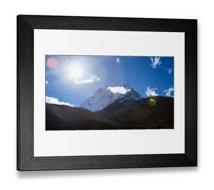 Framed Print : Everest base camp trek, Himalayas, Nepal, Colour Image, Color Image, Photography