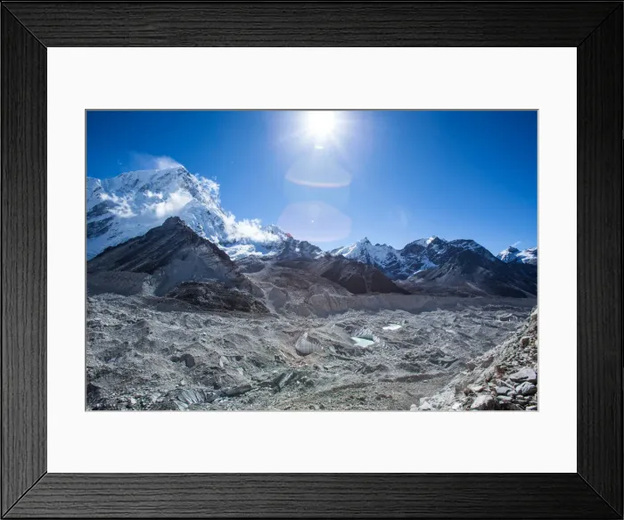 Framed Print : Everest base camp trek, Himalayas, Khumbu glacier, Nepal, Colour Image, Color Image Framed Print : Everest base camp trek, Himalayas, Khumbu glacier, Nepal, Colour Image, Color Image