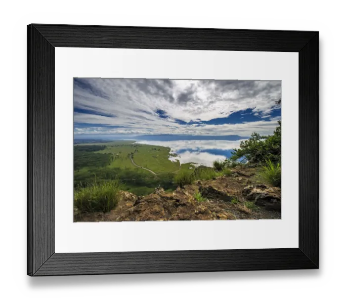 Framed Print : Elevated View over the Landscape of Lake Nakuru National Park, Kenya, Africa