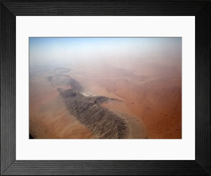 Framed Print : colour image, color image, photography, day, UAE, flying, aerial, looking down, plane Framed Print : colour image, color image, photography, day, UAE, flying, aerial, looking down, plane