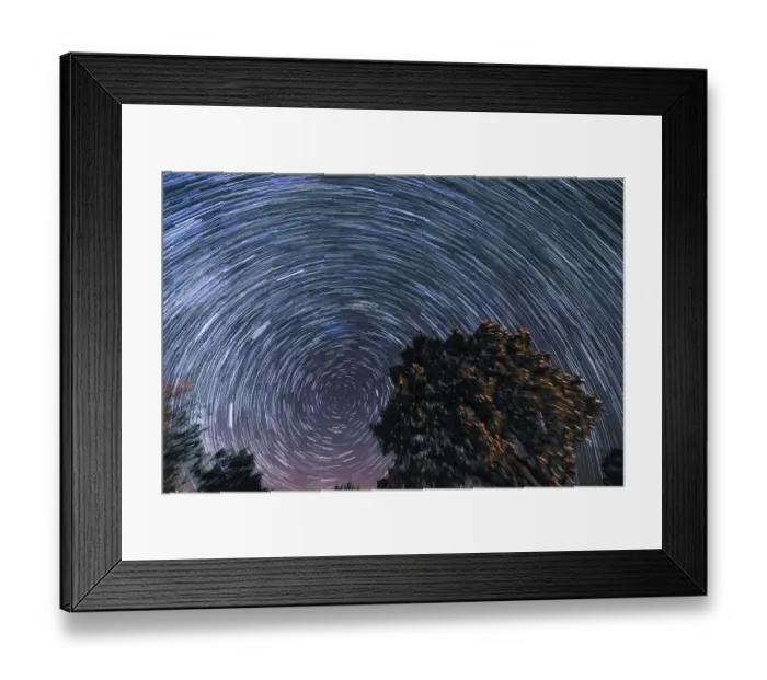 Framed Print : Windy Night with Star Trails, Magaliesburg, Gauteng Province, South Africa Framed Print : Windy Night with Star Trails, Magaliesburg, Gauteng Province, South Africa