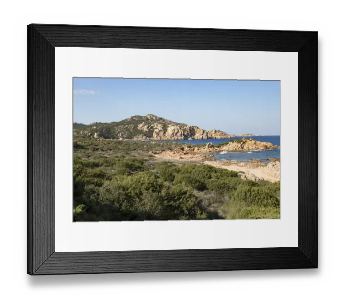 Framed Print : Rocky coastline of Mediterranean sea, Olbia, Costa Smeralda, Sardinia, Italy Framed Print : Rocky coastline of Mediterranean sea, Olbia, Costa Smeralda, Sardinia, Italy