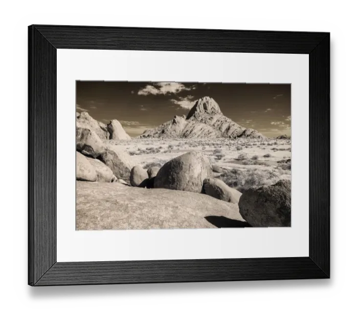 Framed Print : The Spitzkoppe or Inselberg photographed in Infrared, Spitzkoppe, Erongo Region, Namibia, Africa Framed Print : The Spitzkoppe or Inselberg photographed in Infrared, Spitzkoppe, Erongo Region, Namibia, Africa