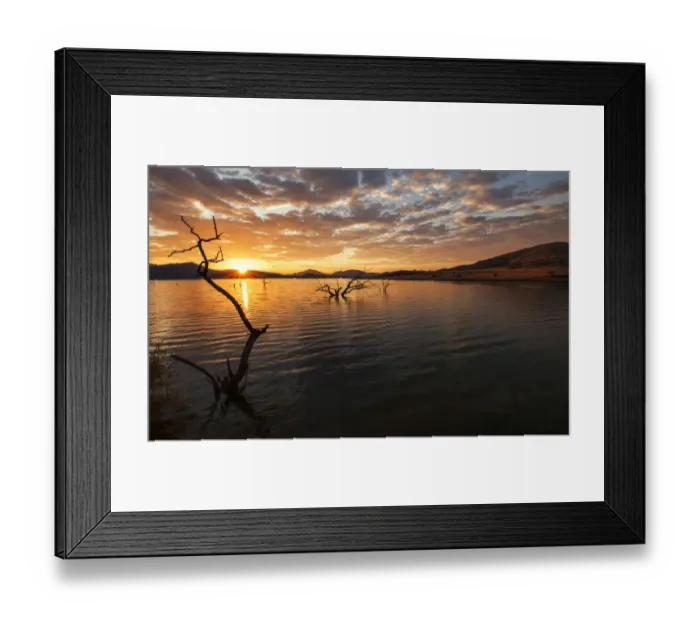 Framed Print : Sunrise Landscape over the Mankwe Dam at Pilanesberg National Park, Pilanesberg, North West Province, South Africa Framed Print : Sunrise Landscape over the Mankwe Dam at Pilanesberg National Park, Pilanesberg, North West Province, South Africa