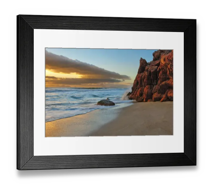 Framed Print : Kogel Bay or False Bay Landscape Photo in the Kogelberg Biosphere Reserve at Sunset, Western Cape Province, South Africa Framed Print : Kogel Bay or False Bay Landscape Photo in the Kogelberg Biosphere Reserve at Sunset, Western Cape Province, South Africa