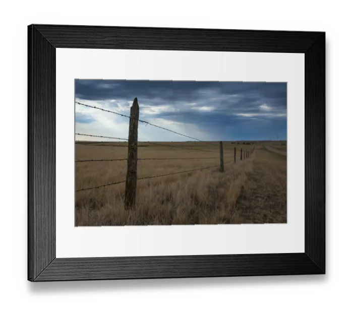 Framed Print : Fence in Savannah near Minuteman Nuclear Missile Site, South Dakota, USA Framed Print : Fence in Savannah near Minuteman Nuclear Missile Site, South Dakota, USA
