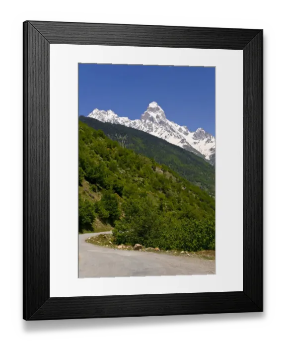 Framed Print : Wonderful mountain scenery, Svanetia, Georgia Framed Print : Wonderful mountain scenery, Svanetia, Georgia