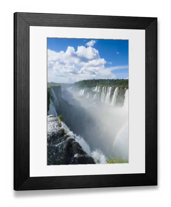 Framed Print : Largest waterfalls of Iguazu Falls, Argentina Framed Print : Largest waterfalls of Iguazu Falls, Argentina