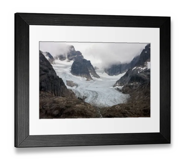 Framed Print : Landscape with glaciers, Kangaamiut, Greenland Framed Print : Landscape with glaciers, Kangaamiut, Greenland