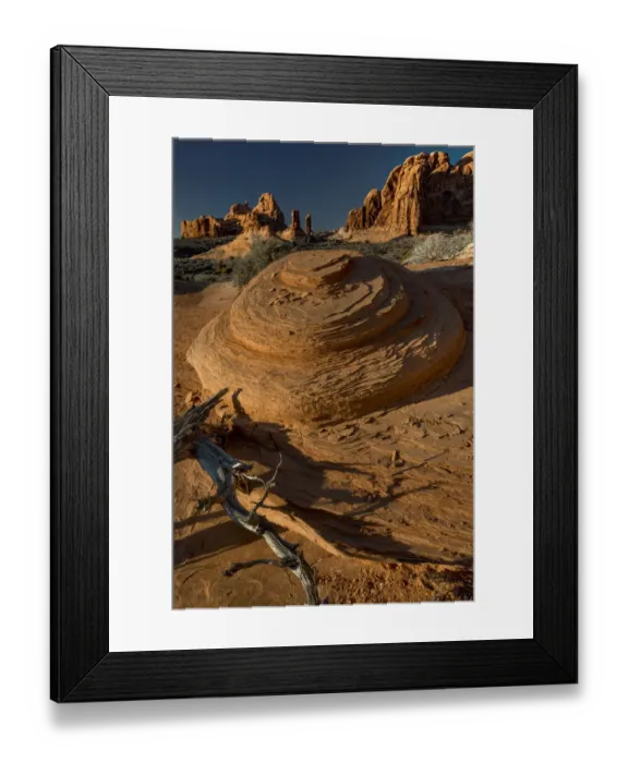 Framed Print : Landscape with eroded sandstones, Utah, USA Framed Print : Landscape with eroded sandstones, Utah, USA