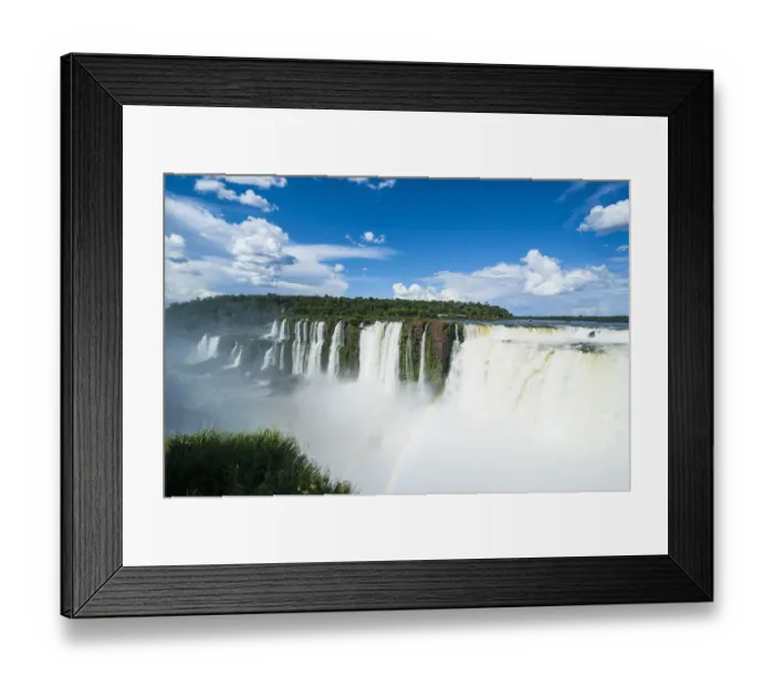 Framed Print : Largest waterfalls of Iguazu Falls, Argentina Framed Print : Largest waterfalls of Iguazu Falls, Argentina