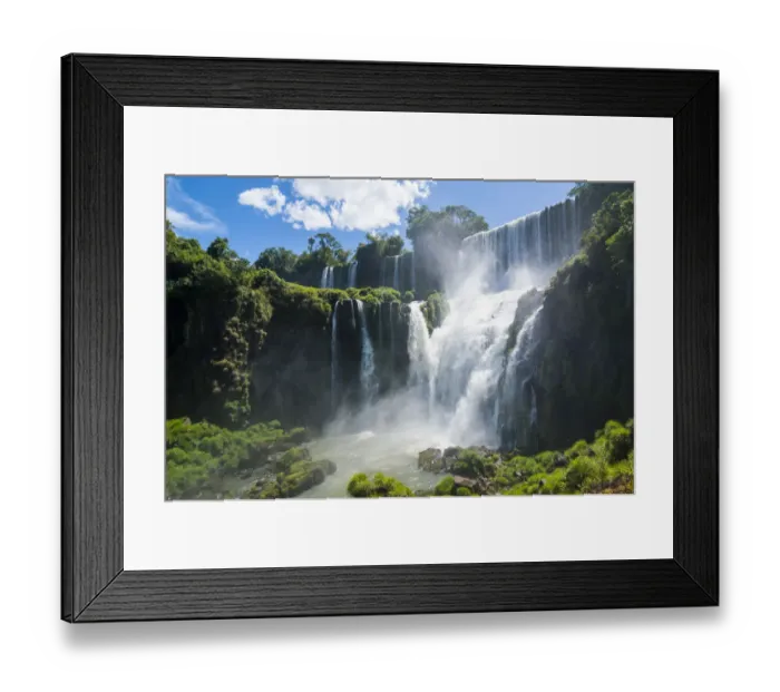 Framed Print : Largest waterfalls of Iguazu Falls, Argentina Framed Print : Largest waterfalls of Iguazu Falls, Argentina
