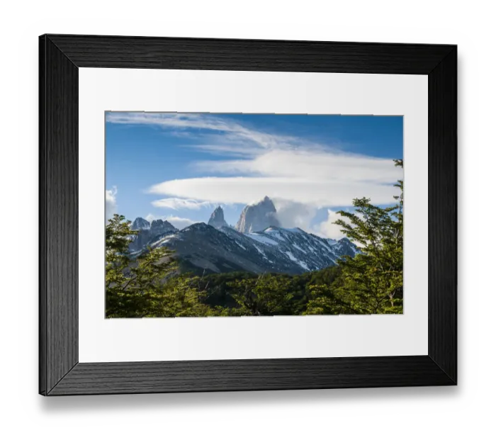 Framed Print : Trek up to Mount Fitzroy, Argentina