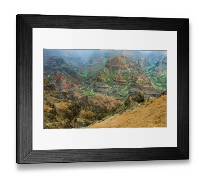 Framed Print : Waimea Canyon, Kauai, Hawaii, USA Framed Print : Waimea Canyon, Kauai, Hawaii, USA
