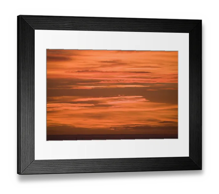 Framed Print : Clouds at sunset, Barcelona, Spain Framed Print : Clouds at sunset, Barcelona, Spain