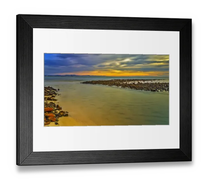 Framed Print : Backlit, Beach, Beauty in Nature, clouds, Cloudy, Coastal, Coastal beach, Color, Colour Framed Print : Backlit, Beach, Beauty in Nature, clouds, Cloudy, Coastal, Coastal beach, Color, Colour