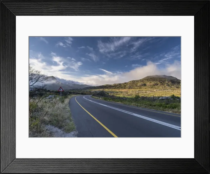 Framed Print : Road, Silvermine, Western Cape, South Africa, Day, Morning, Sunrise, Horizontal, No People Framed Print : Road, Silvermine, Western Cape, South Africa, Day, Morning, Sunrise, Horizontal, No People
