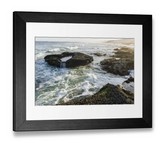 Framed Print : Intertidal zone impacted upon by wave action Framed Print : Intertidal zone impacted upon by wave action