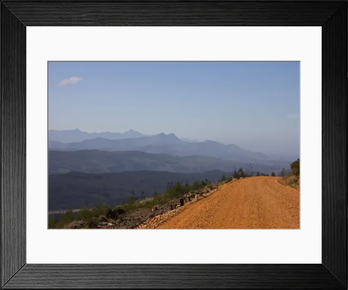 Framed Print : Colour image, photography, horizontal, day, outdoors, no people, gravel, road, dirt Framed Print : Colour image, photography, horizontal, day, outdoors, no people, gravel, road, dirt