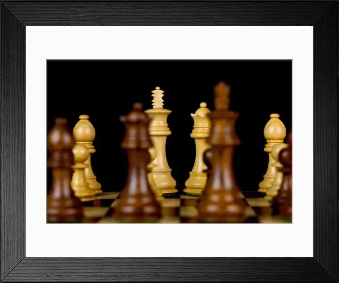 Framed Print : Color Image, Colour Image, Photography, bishop, black background, board, chess, chessboard Framed Print : Color Image, Colour Image, Photography, bishop, black background, board, chess, chessboard