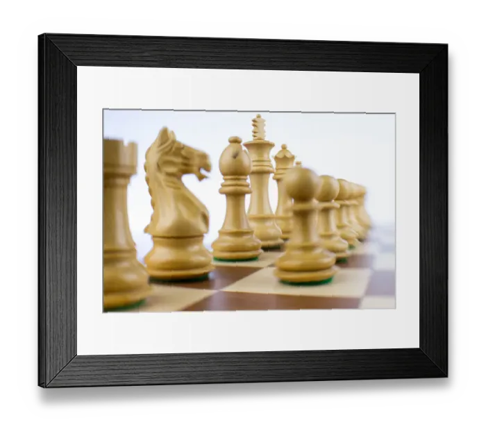 Framed Print : Color Image, Colour Image, Photography, board, chess, chessboard, competition, concept