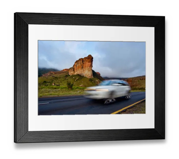 Framed Print : beauty in nature, blurred motion, brandwag buttress, car, color image, colour image Framed Print : beauty in nature, blurred motion, brandwag buttress, car, color image, colour image