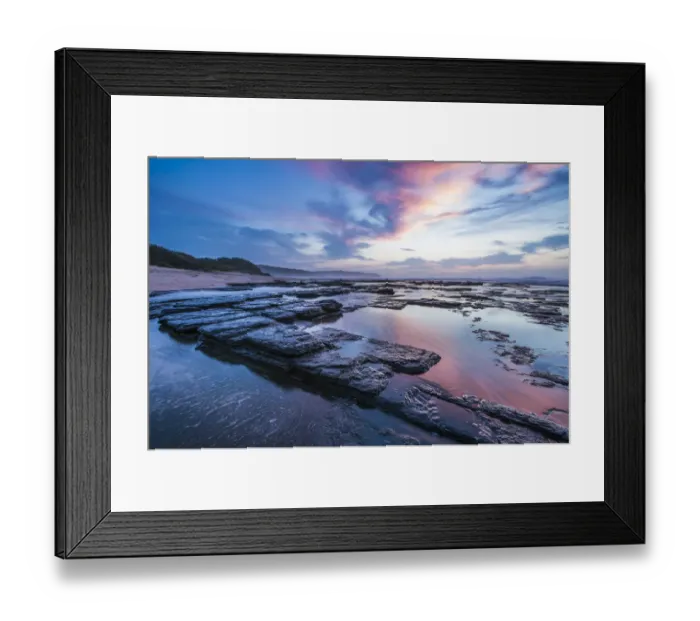 Framed Print : africa, beach, cloudy sky, coastline, color image, colour image, dawn, day, dwesa nature reserve