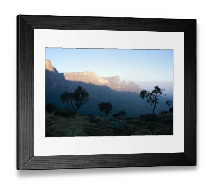 Framed Print : abyssinia, beauty in nature, clear sky, color image, colour image, dawn, day, horizontal