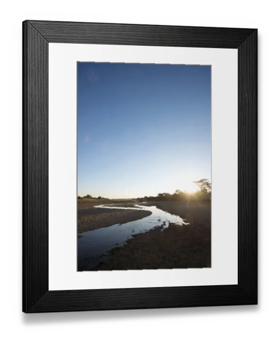 Framed Print : clear sky, color image, colour image, copy space, hermani ranch, horizon over land