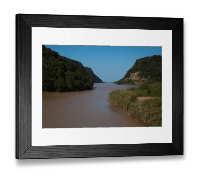 Framed Print : View of Umzuvubu River, Port St Johns, Eastern Cape, South Africa Framed Print : View of Umzuvubu River, Port St Johns, Eastern Cape, South Africa