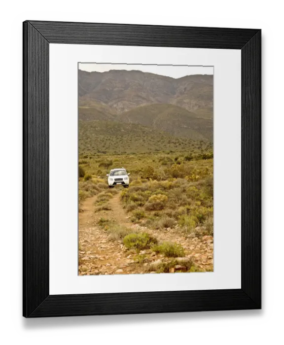 Framed Print : 4x4, color image, colour image, day, daytime, dirt road, exploration, family car Framed Print : 4x4, color image, colour image, day, daytime, dirt road, exploration, family car