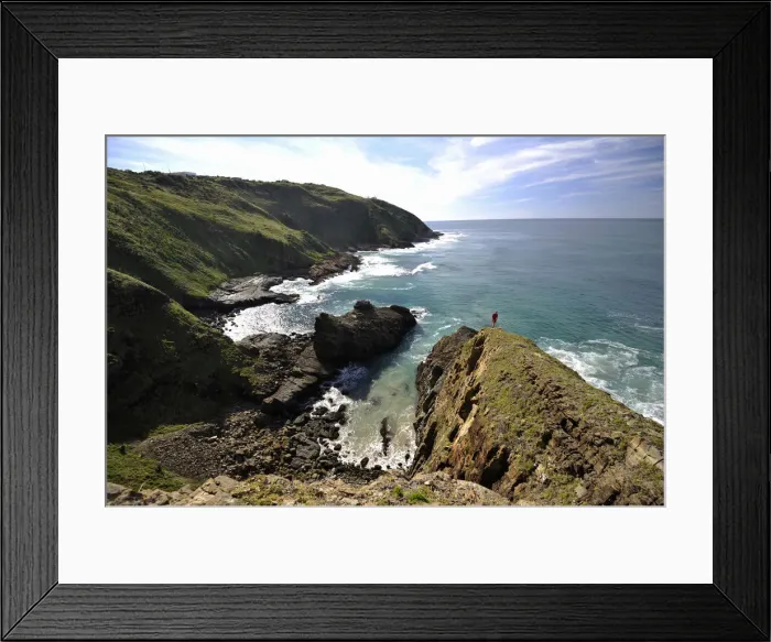 Framed Print : beach, beauty in nature, cliff, coastline, color image, colour image, day, daytime Framed Print : beach, beauty in nature, cliff, coastline, color image, colour image, day, daytime