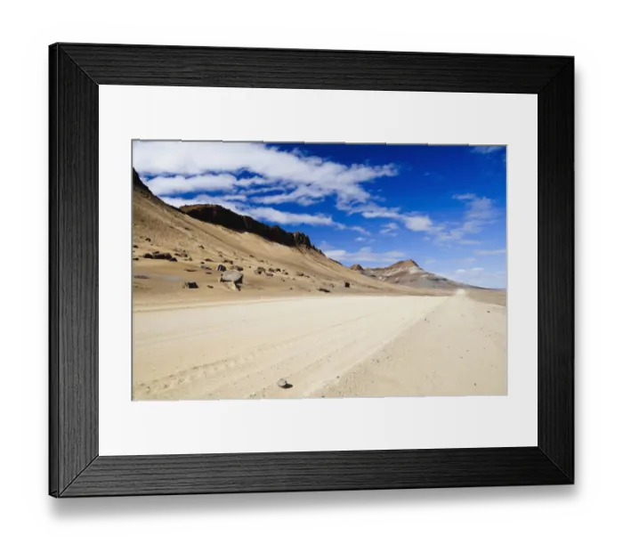 Framed Print : cloud, color image, colour image, day, daytime, dirt track, horizon over land, horizontal Framed Print : cloud, color image, colour image, day, daytime, dirt track, horizon over land, horizontal