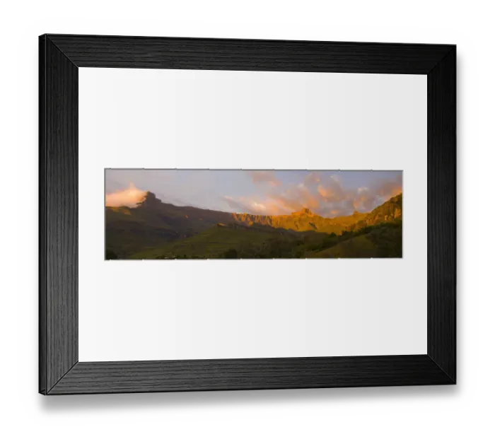 Framed Print : cloud, color image, colour image, dawn, day, daylight, daytime, drakensberg amphitheatre Framed Print : cloud, color image, colour image, dawn, day, daylight, daytime, drakensberg amphitheatre
