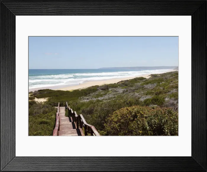 Framed Print : beach, boardwalk, clear sky, color image, colour image, day, daytime, horizontal Framed Print : beach, boardwalk, clear sky, color image, colour image, day, daytime, horizontal